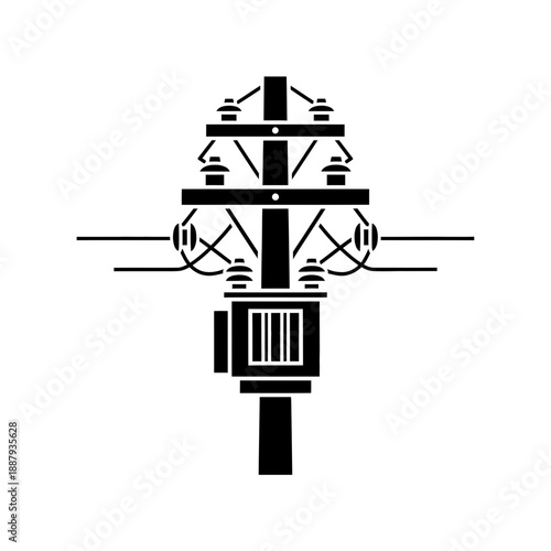 Street Traffic Light Signal Icon Illustration – Road Intersection Control Symbol