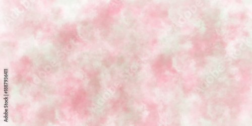 Abstract Pink Watercolor Background, Soft Pastel Color Wash With Textured Paint Splash Design. Soft pink colorful abstract background with gentle texture creating calming atmosphere.
