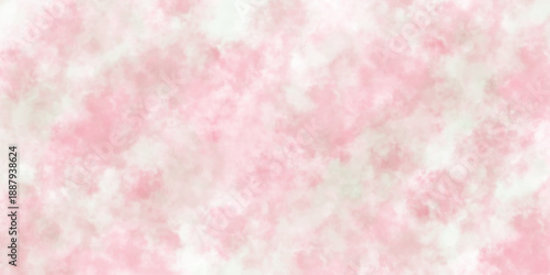 Abstract Pink Watercolor Background, Soft Pastel Color Wash With Textured Paint Splash Design. Soft pink colorful abstract background with gentle texture creating calming atmosphere.
