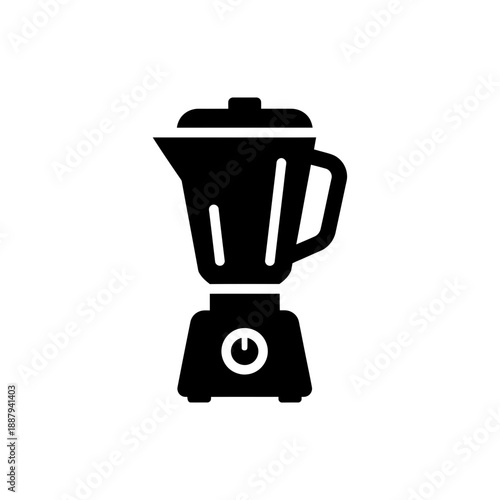 Blender Appliance Icon Kitchen Mixer Smoothie Maker Vector Illustration