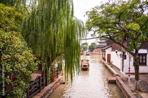 Photography Zhujiajiao, traditional water town near Shanghai, China