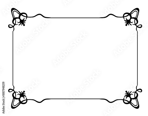 おしゃれ シンプルなフレーム枠