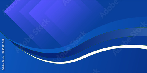 Abstract Blue Waves Background With Curved Lines For Design Branding And Visual Content Creation eps 10