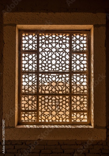 Decorative window grill pattern