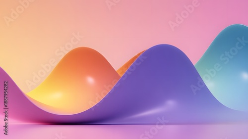 abstract colorful background or waves