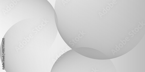 A minimalist abstract background featuring overlapping curves and circular shapes in various shades of gray, creating a smooth gradient and subtle depth,eps 10