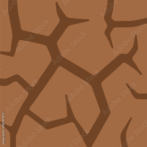 Cracked dry earth texture showing drought and soil dehydration