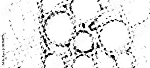 Pixelated bitmap gradient texture. Black and white dither pattern background. Abstract glitchy pattern. 8 bit video game screen wallpaper. Wide raster backdrop. Retro pixel art Illustration