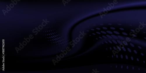 Digital technology futuristic internet network connection dark black background, blue abstract cyber information communication, Ai big data science, innovation future tech, line illustration vector 3d