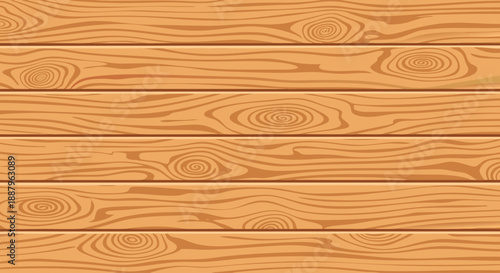 Wooden Planks Texture - Seamless Natural Wood Grain Pattern Background