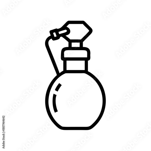 hand grenade outline vector icon