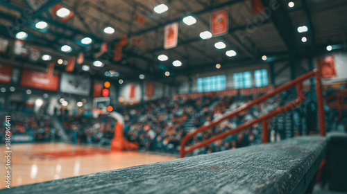 Wallpaper Mural Basketball Arena Crowd Watching Game From Front Row Torontodigital.ca