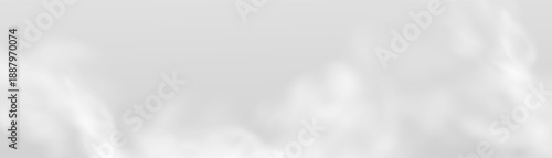 Fog or smoke, realistic white cloud, smoke from fire, smoke from work, steam, vector png.	
