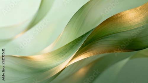 green leaves abstract background