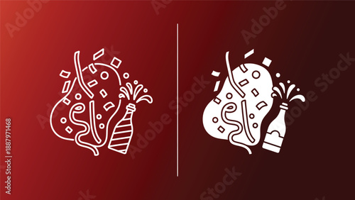 Illustration of digestive system with soda bottle on red background symbolizing health and nutrition concepts