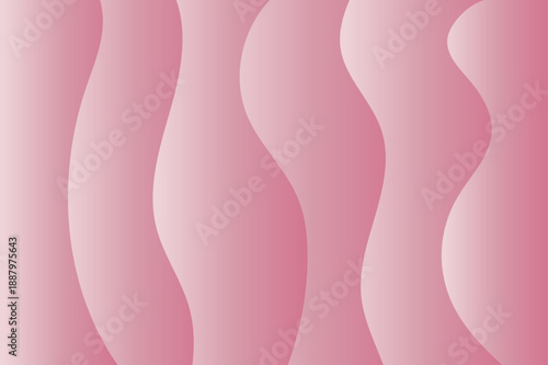 Abstract pink background with waves. Gradient illustration