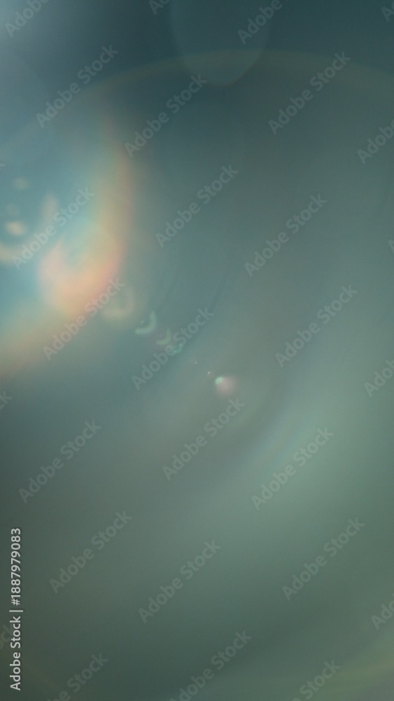 Fototapeta premium Real Lens Flare Reflections for Overlay or Transition Isolated on Black Background