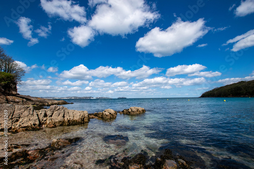 Tableau sur toile Devon Bay Tranquil Landscape
