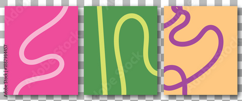 Vibrant abstract poster with flowing shapes in warm colors featuring colorful, fluid wavy lines for a dynamic, modern feel, motivational design typography for creative wall art