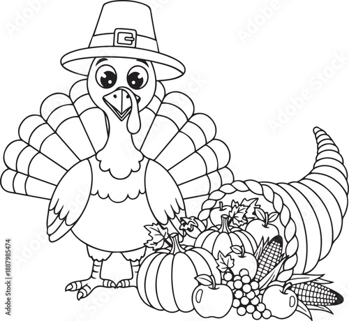 illustration of a black and white easter egg with a gold pattern and ribbon in a basket serves as a festive holiday decoration for a spring celebration gift design
