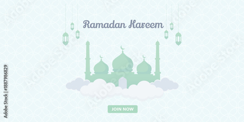 Ramadan Kareem: Illustrative representation of the blessed Islamic month, capturing the essence of spiritual reflection, communal celebration and cultural heritage.