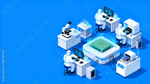 scientists working in a lab