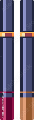 Lipgloss Makeup Box Vector Design