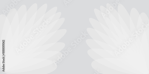 Abstract geometric white and gray color background. Vector, illustration.