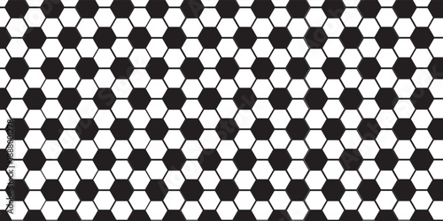 Seamless background. Vector model from balls with black and white elements.