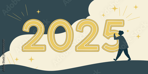 Celebrating the arrival of 2025