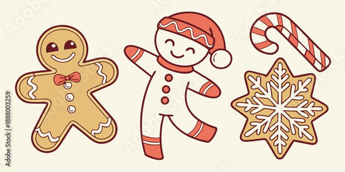 Delightful holiday gingerbread cookies