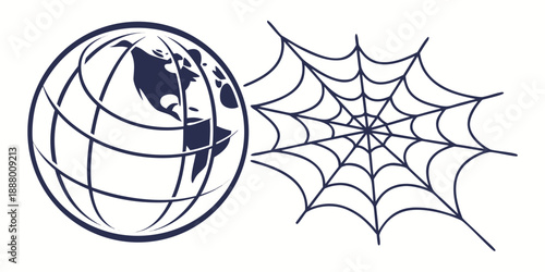 Global network connected by web