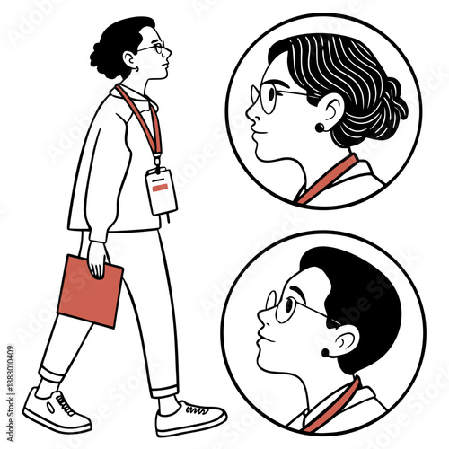 Identity and Self Collage Elements: Faces, Mirrors, and Reflection