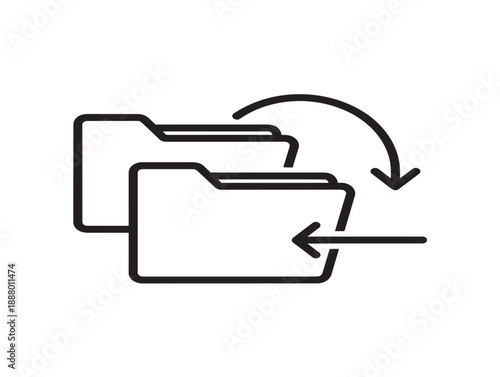 Folder sync icon