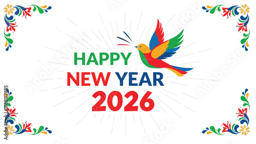 vector illustration of a christmas card