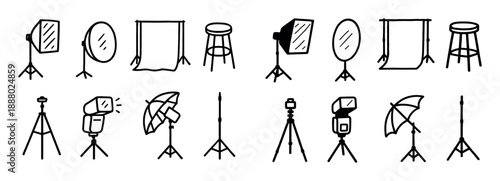 Photography Equipment Icons