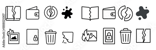 Minimalist Guilt Icons