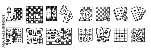 Classic Board Game Icons
