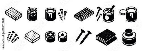 Furniture Restoration Icons