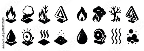 Forest Fire Symbols