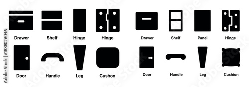 Modular Furniture Icons