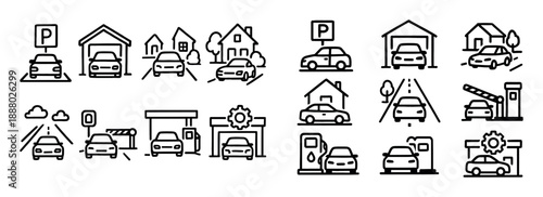 Car Security Icons