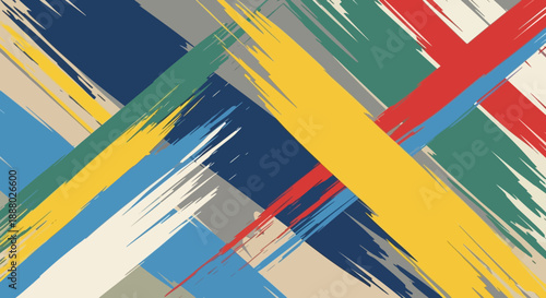 Vibrant abstract illustration featuring dynamic brush strokes and colorful textures via ImageFX