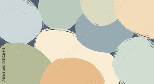Abstract Image Featuring Circles and Shapes in Various Earthy Tones and Textures with imagefx and RJ ImageFX Elements
