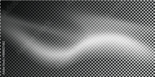 Soft White Wind Flow Wave 