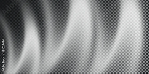 Soft White Wind Flow Wave