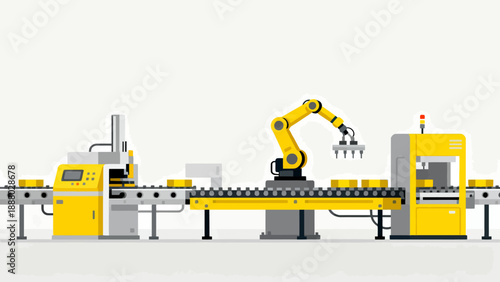 Automated manufacturing assembly line