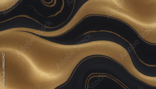 Luxury abstract black and gold marble texture background for design.