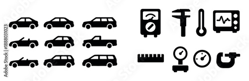 Measuring Instruments Icons