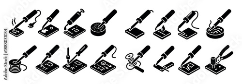 Soldering Tools Icons